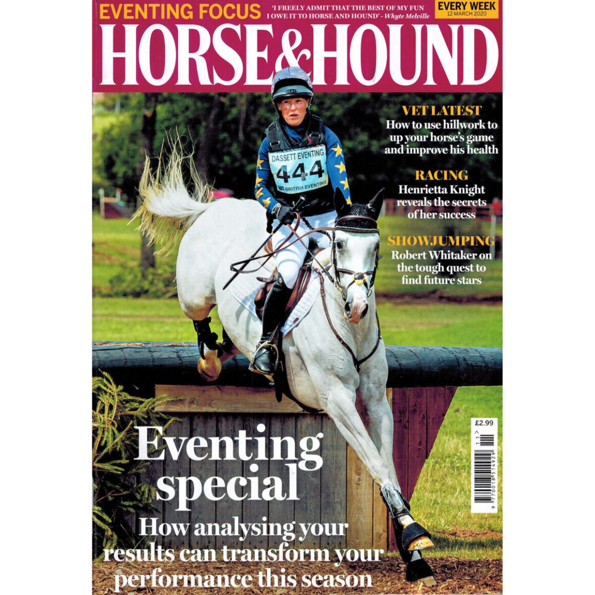 Horse & Hound Cover March 2020